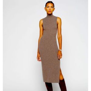 Reformation ida cashmere sweater dress in taupe xs sold out- perfect for fall!
